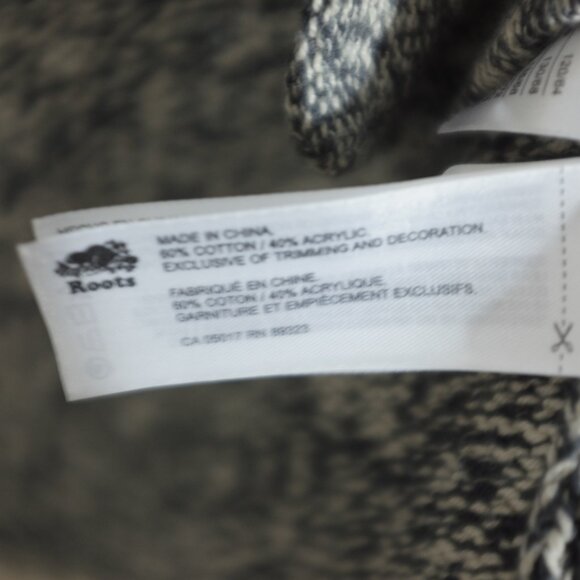 COPY - Roots cabin classic grey cardigan hoodie kids size L - Picture 7 of 7